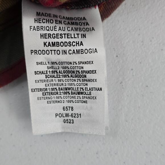 Legendary Whitetails Plaid Flannel Shirt w/ Hood – Size Small mens 6606‎ - Picture 8 of 9